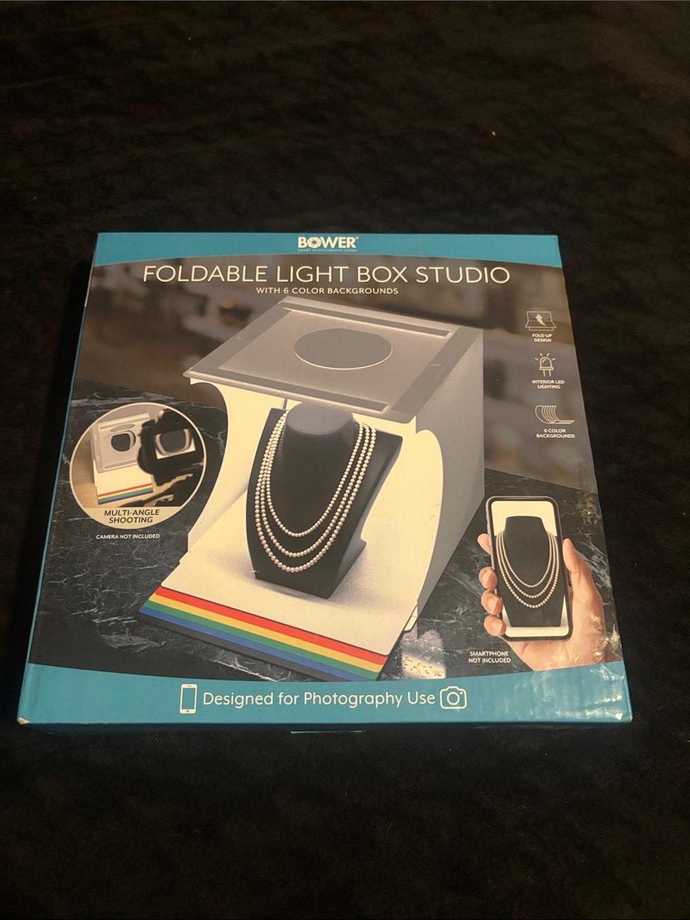 Foldable Light Box Studio - White Portable Photo Tent